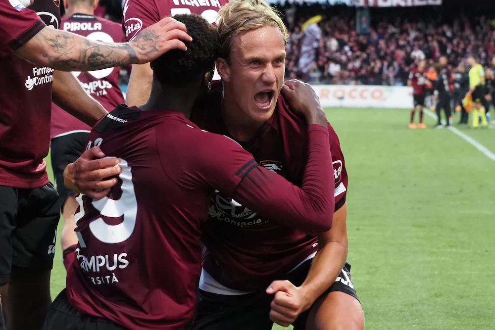 Erik Botheim - ici sous le maillot de Salernitana