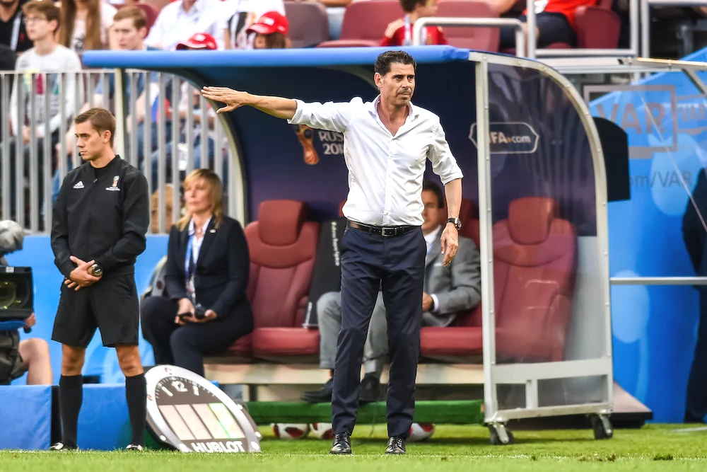 Fernando Hierro, sélectionneur de l'Espagne
