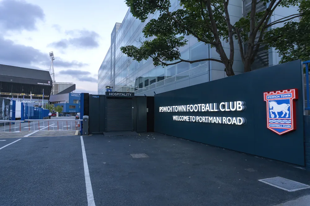 Entrée de Portman Road - stade de l'Ipswich Town