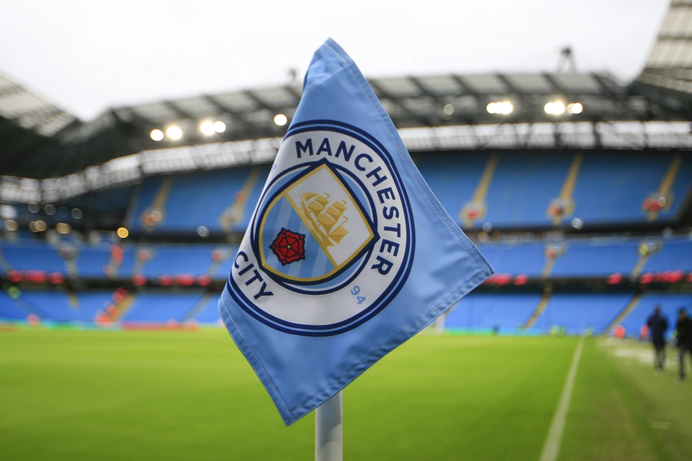 Drapeau de coin de Manchester City
