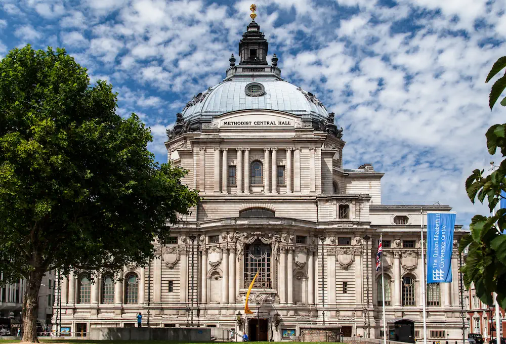 Methodist Central Hall à Westminster, Londres