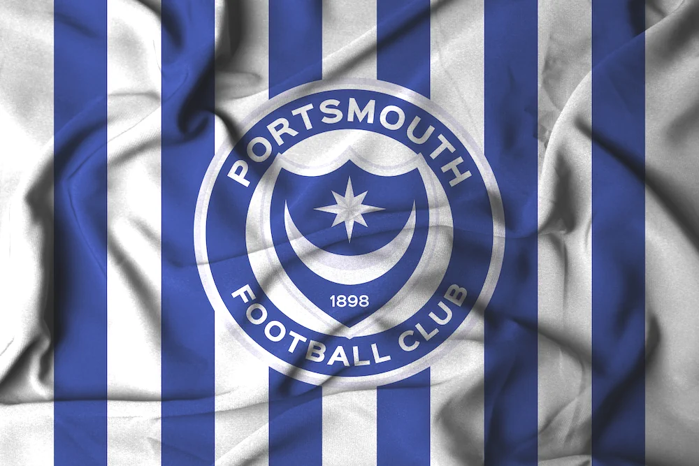 Drapeau de Portsmouth FC